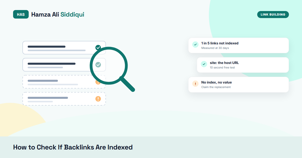 How to Check If Backlinks Are Indexed