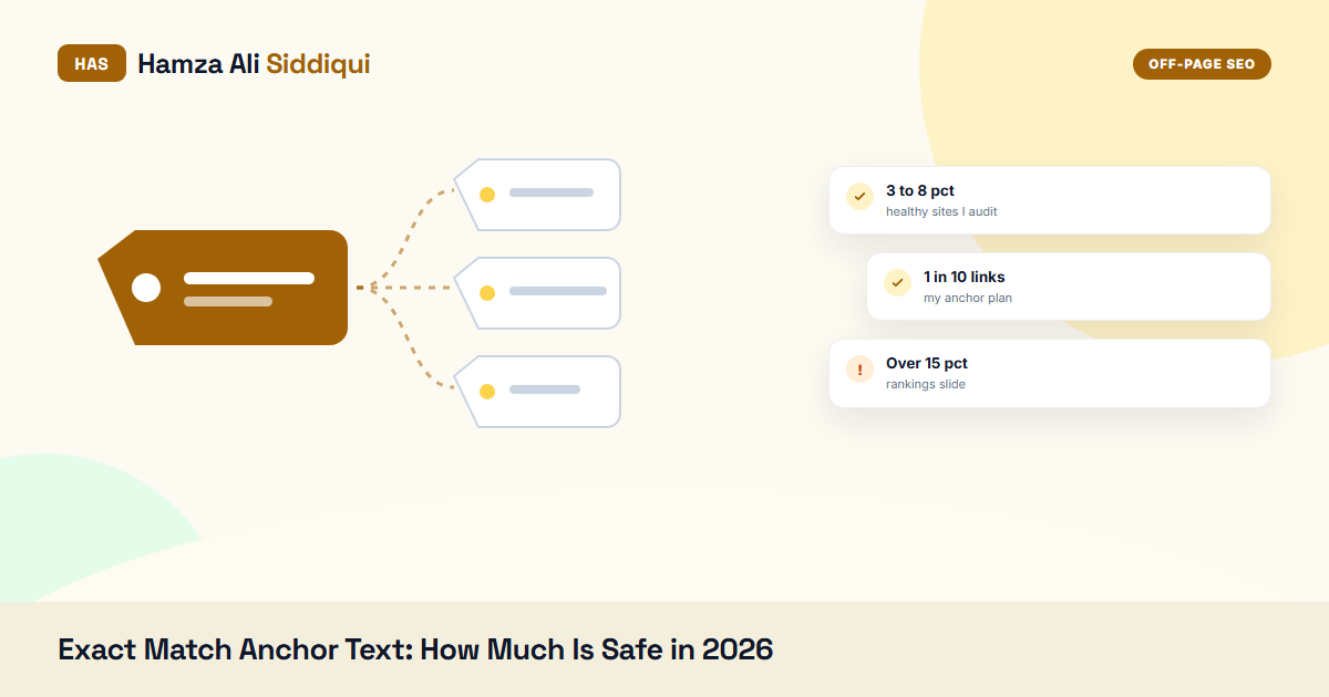 Exact Match Anchor Text: How Much Is Safe in 2026