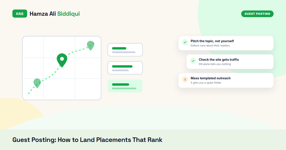 Guest Posting in 2026: How to Land Placements That Actually Rank
