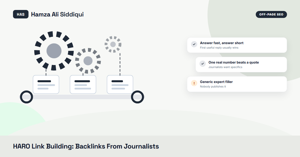 HARO Link Building in 2026: How I Get Backlinks From Journalists