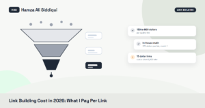 Link Building Cost in 2026: What I Actually Pay Per Link